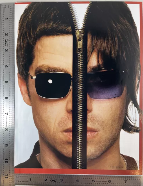 2002 Liam Noel Gallagher Oasis Pic Magazine Clip FHM Magazine British Rock Band