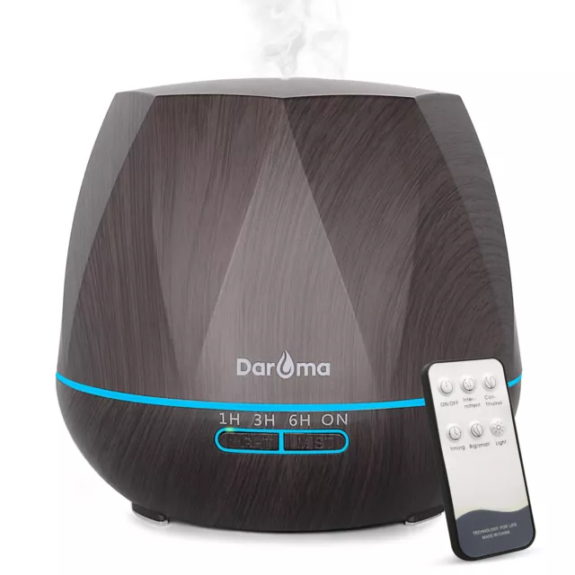 550ml Essential Oil Diffuser,5 In 1 Aromatherapy Ultrasonic Cool Mist Humidifier