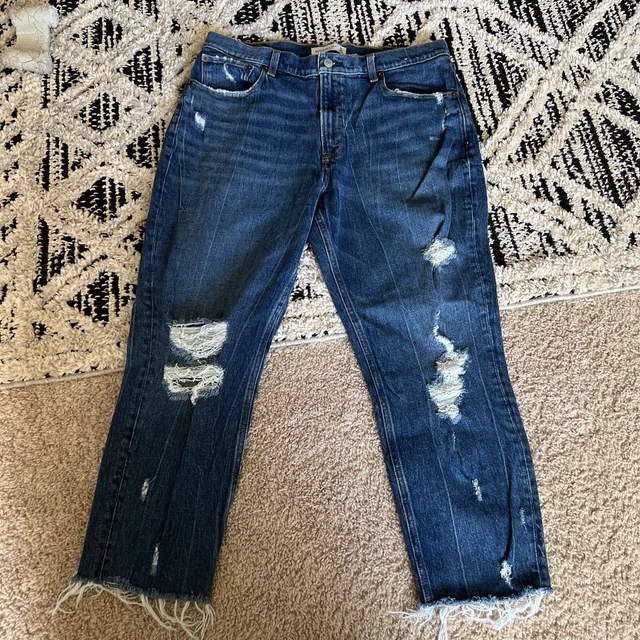 Abercrombie & Fitch High Rise Mom Jeans Size 14S