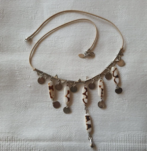 Collier Vintage Créateur Claude Dasque – Pierres Naturelles – Occasion