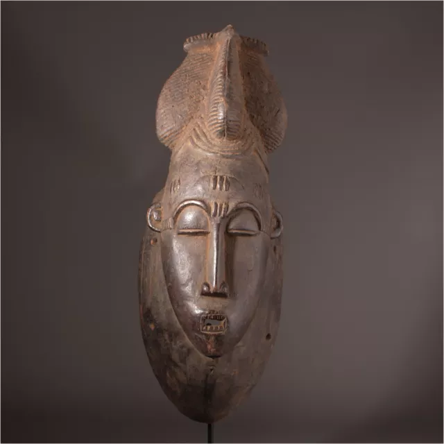 12709 Old Baule Mask Ivory Coast