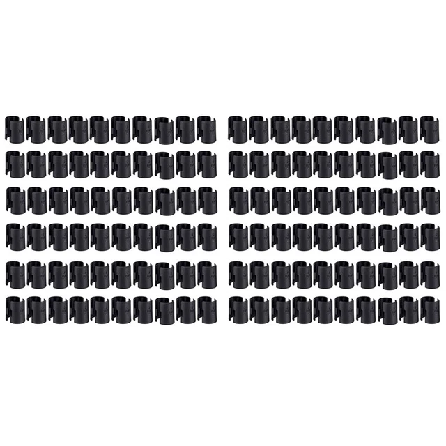 60 paia clip di bloccaggio per scaffali a filo per scaffalature da 1 pollice, E2699