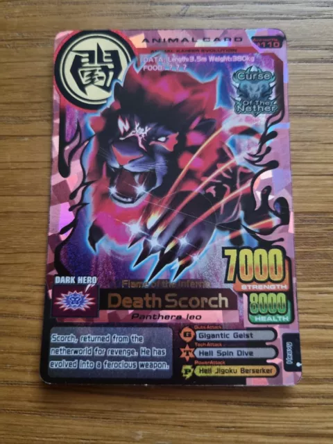 Animal Kaiser Card - Evo 2 Death Scorch Rare