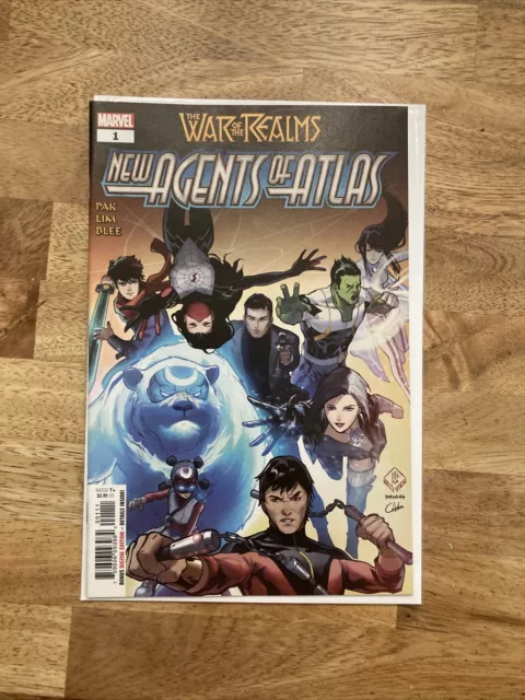 War of the Realms New Agents of Atlas 1 NM 1st Aero Luna Snow Wave 2019