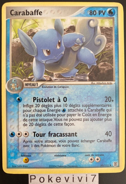 Carte Pokemon CARABAFFE 50/112 Bloc EX Rouge Feu Vert Feuille FR NEUF