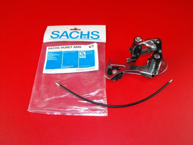 Cage De Dérailleur Avant Huret Sachs – Vintage NOS – Chrome – France