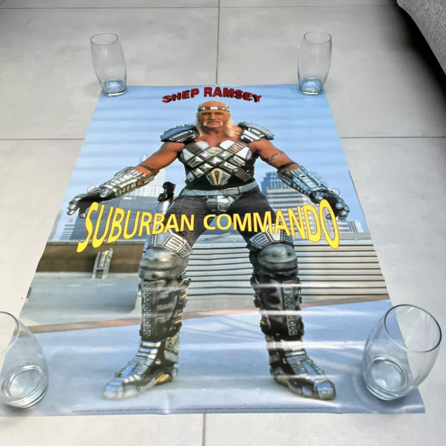 WWF Suburban Commando Hulk Hogan Vintage Poster Athena London Retro WWE 1991