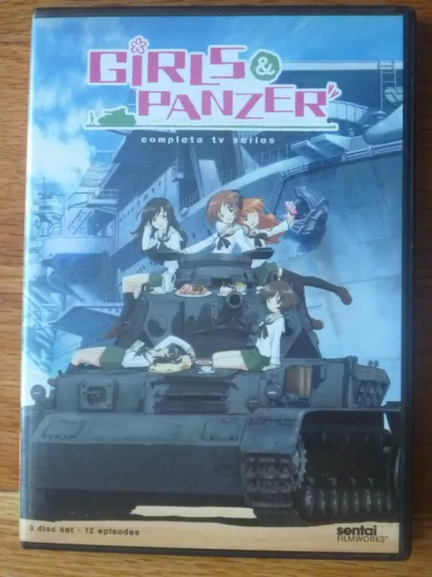 Girls Panzer Dvd Complete Tv Anime Series Eps Sentai Filmworks Und And Picclick
