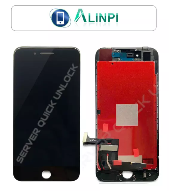 Pantalla Completa con Marco para iPhone SE 2020 Negra LCD + Tactil Negro