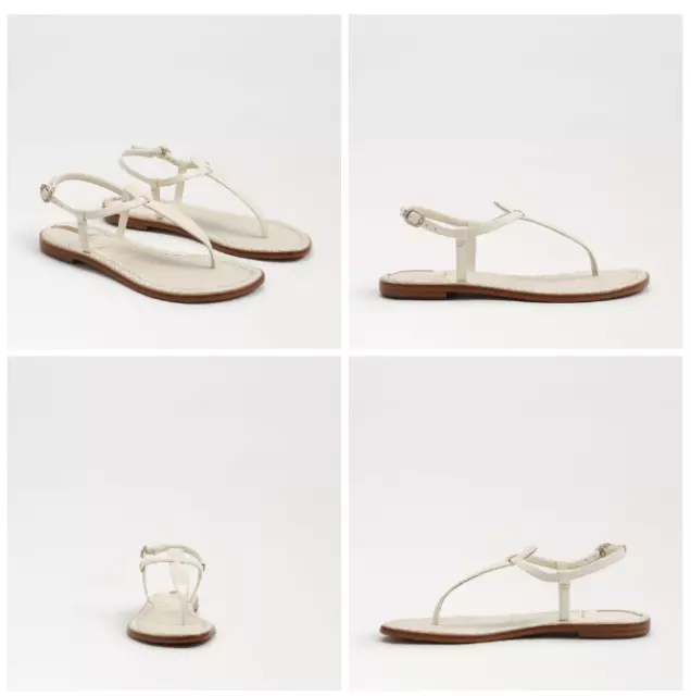 Sam Edelman Gigi Porcelain Patent Leather Thong Sandal Womens US sizes 6-10/NIB