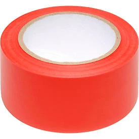 INCOM Safety Tape Solid Red, 3"W x 108'L, 1 Roll Top Tape And  Label Inc. PST312