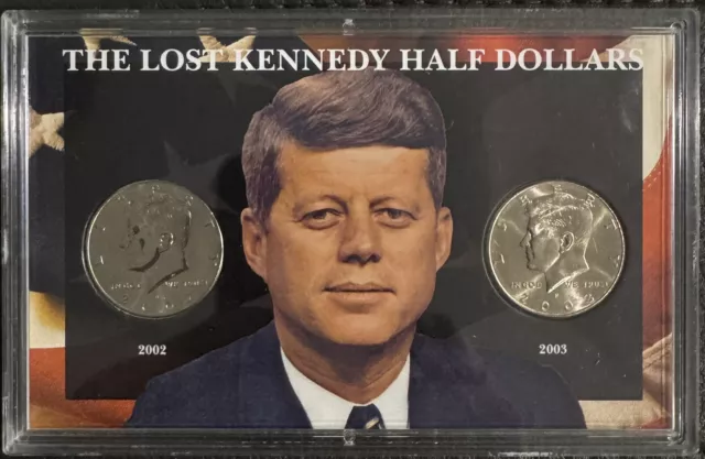 The Lost Kennedy Half Dollars 2 Coin Set 2002 D 2003 P