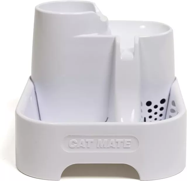 Cat Mate 2L Pet Drinking Water Fountain, Cat Fountain for Cats and Small Dogs