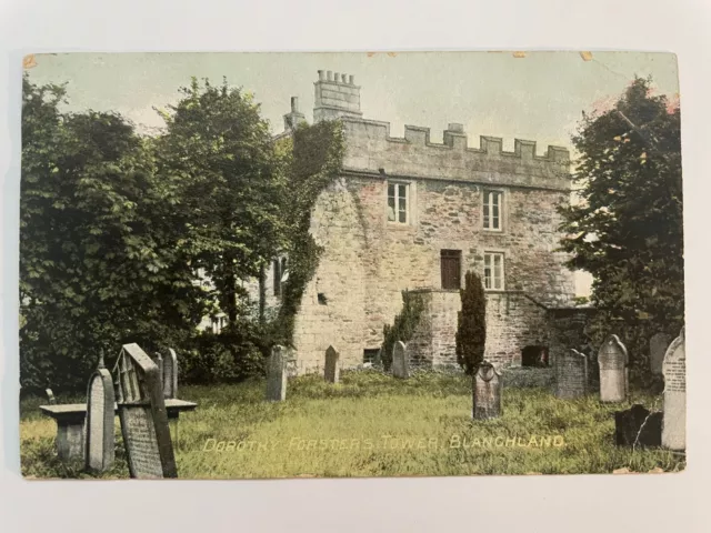 Dorothy Forster's Tower, Blanchland, Northumberland - Vintage Postcard, 1905