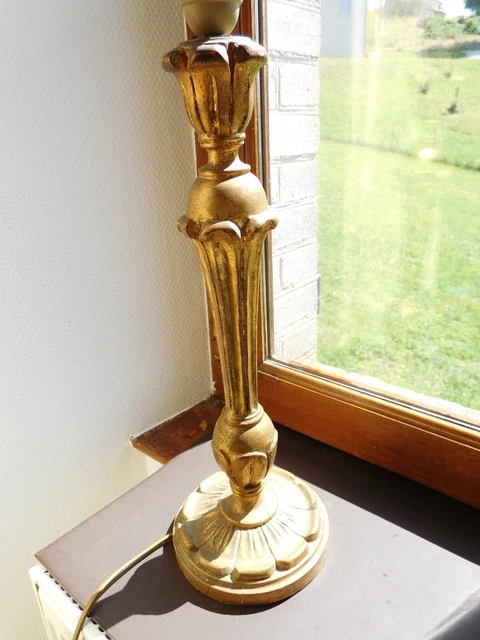 Ancien Pied De Lampe Delatte Nancy/lampe pâte de verre vintage/old lamp