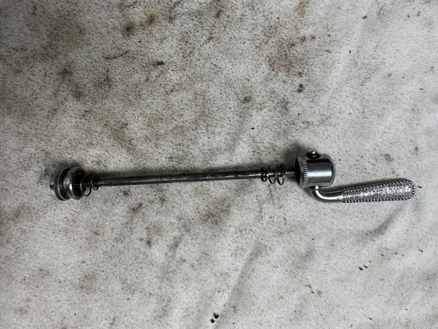 Vintage Campagnolo Front Quick Release Skewer, Flat Lever Vintage Campagnolo Front Quick Release Skewer, Flat Lever