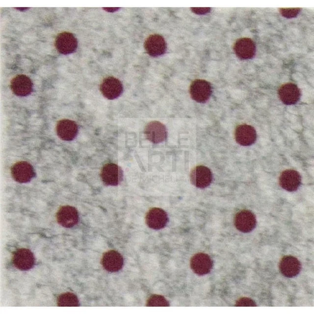 Panno Lenci 1 Mm 30X40 Cm Grigio Chiaro Melange/Rosso A Pois