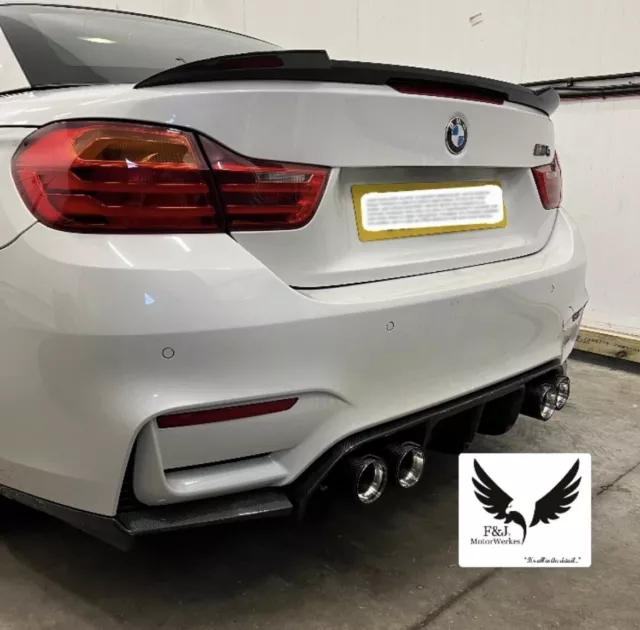 BMW M2 M3 M4 M5 M6 F87 F80 F82 Carbon Fibre M Performance Exhaust Tips X4