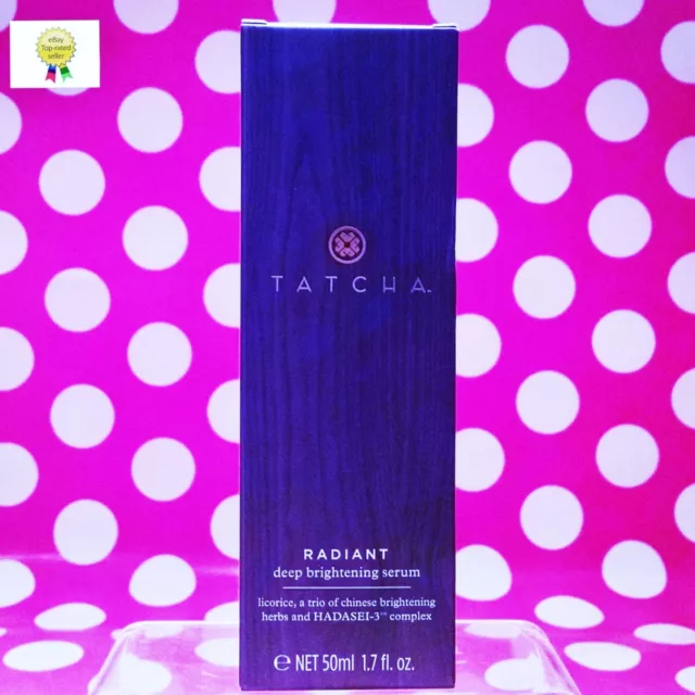 Tatcha Radiant Deep Brightening Serum 1.7Oz Full Size! Box! - Retails $185.00