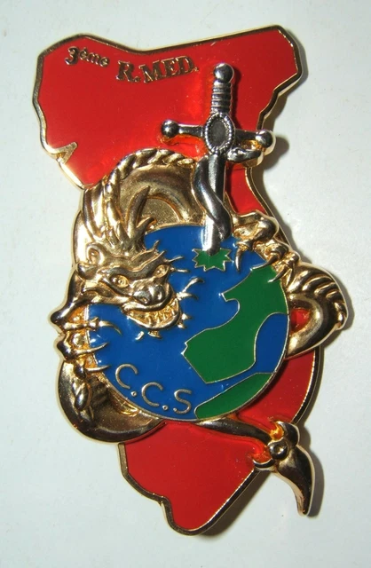 Insigne Militaire 1er Régiment De Cuirassiers Armée De Terre Arme Blindee Cavalerie Item 12799472