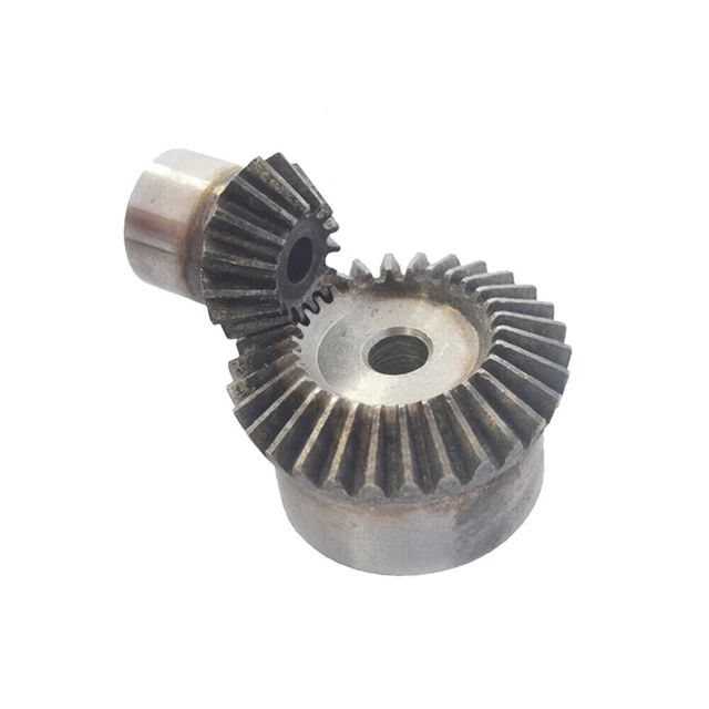 1 Pair 1.5 Modulus 1:2 Pairing Bevel Gears Combination 90° 20T + 40T C45 Steel