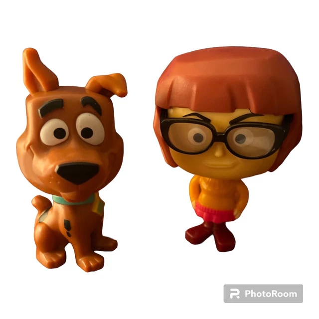 MCDONALD’S SCOOBY DOO 2021 Happy Meal Bobble Head Toys Lot Of 2Velma