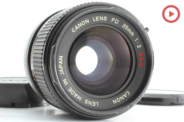 [Exc+4 w/ Cap] Canon FD 35mm f2 ssc s.s.c. wide Angle MF Lens From JAPAN