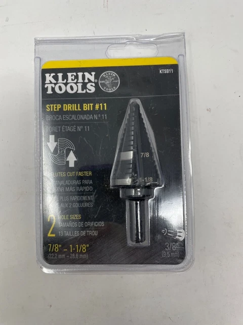 Klein KTSB11 Double Fluted Step Drill Bit (u) (PPJ033298)