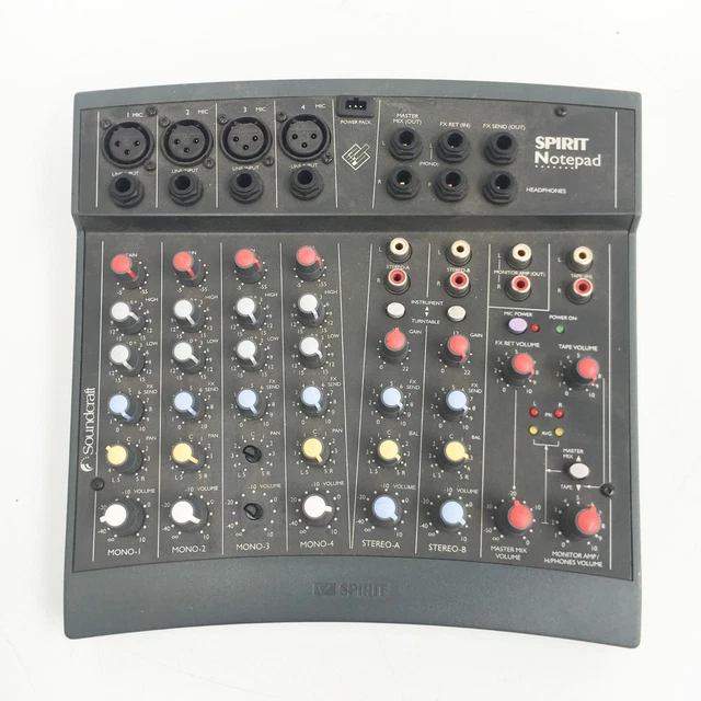 SOUNDCRAFT SPIRIT FOLIO Notepad Untested £13.47 - PicClick UK
