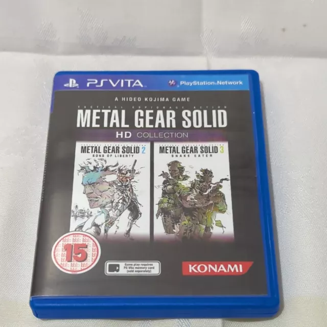 METAL GEAR SOLID HD COLLECTION Vita PSV PS [ READ DESCRIPTION ] Game Not Inc