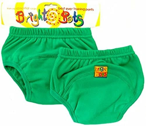 Bright Bots Lot de 2 culottes d'apprentissage du pot pour bebe Vert Taille L...