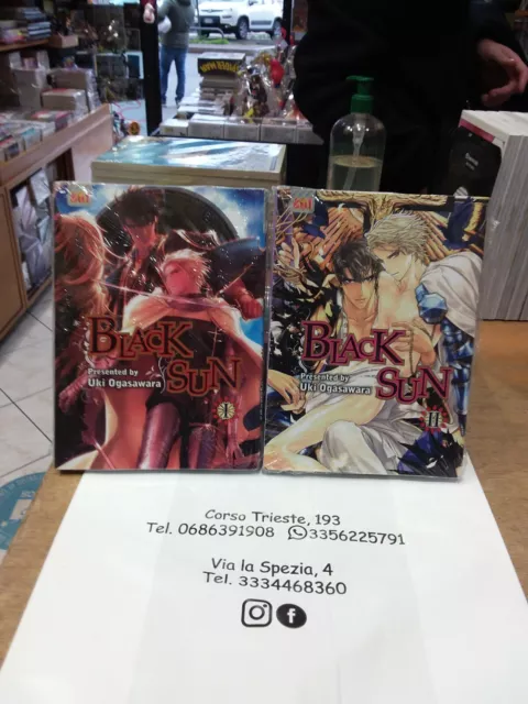 Black Sun 1 E 2 Di Uki Ogasawara  Yaoi  Ed. Magic Press   Cond. Nuovo