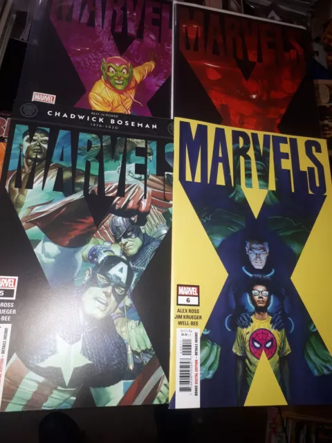 Marvel Comics - Lot of Four of the MARVELS series - #1, #2, #5 and #6 (X covers)