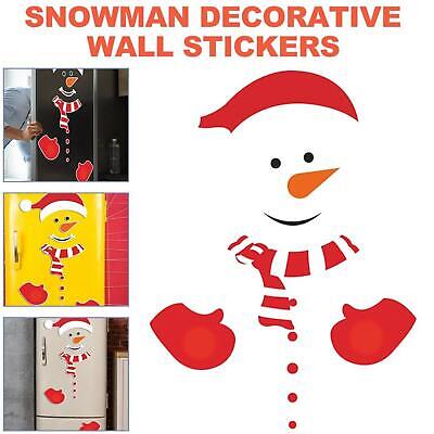 Muñeco de Nieve Navidad conjunto de imán para el Refrigerador Nevera Magnético Pegatinas Decoraciones;