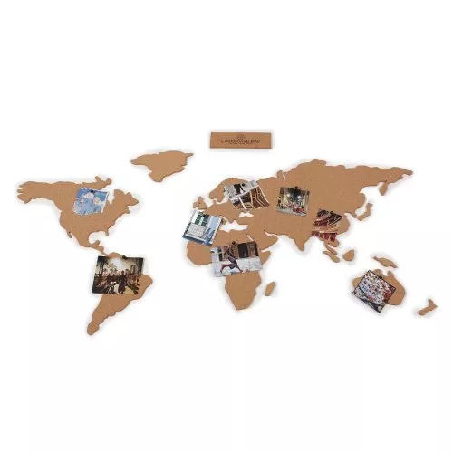 Luckies of London Corkboard Adhesive Map (LUKCORK) Picture your World