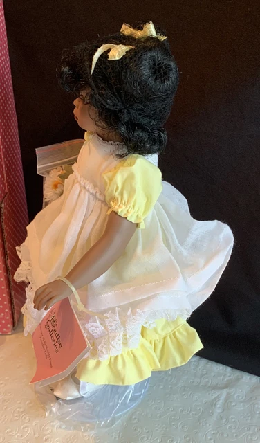 VTG Paradise Galleries Treasury Porcelain Doll NICOLE 13" African American w/Box 8