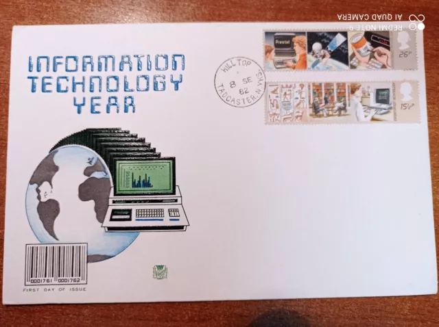 Busta - Official First Day Cover - 1982 Information Tecnology Year