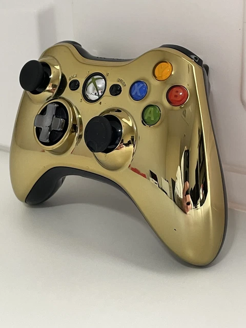 Microsoft Xbox 360 OEM Wireless Controller Gold Chrome 1403 - Read Description Microsoft Xbox 360 OEM Wireless Controller Gold Chrome 1403 - Read Description