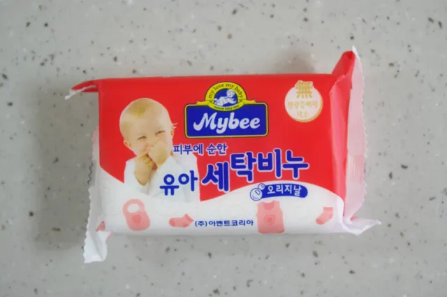 Barra de jabón para ropa hipoalergénica Mybee para bebés y niños pequeños,...