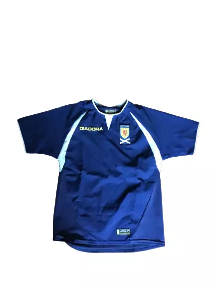 Ecosse Maillot Football diadora Football Haut Jersey De Enfant Maillot Taille M