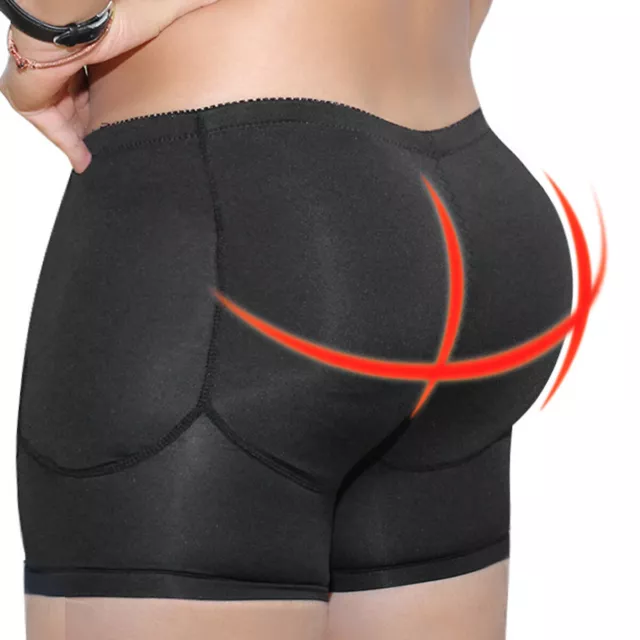 Men's Bum Butt Lifter Padded Boxer Underwear Hip Enhancer Elastic Body  Shaper UK