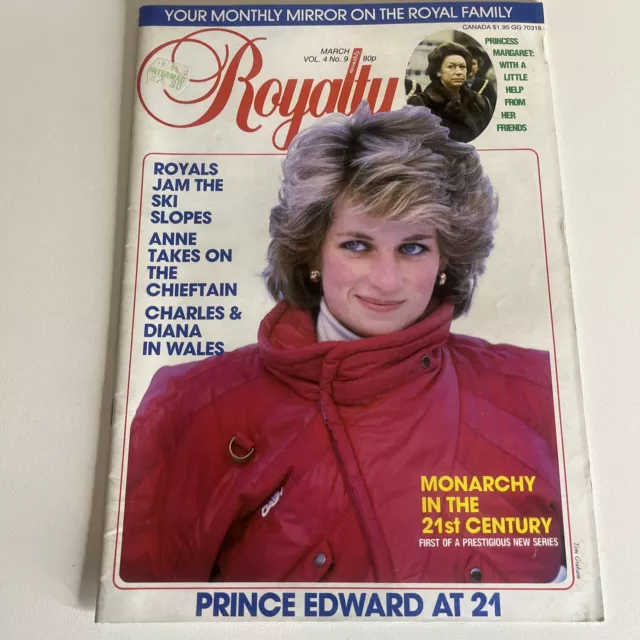 Royalty Monthly magazine Vol 4 No 9 March 1984 Princess DIANA