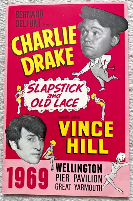 Charlie Drake Slapstick & Old Lace Programme 1969 Vince Hill New Faces Henry McG