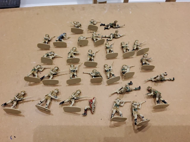 1970S AIRFIX 1/32 scale WW2 British Eighth Army X 29 £6.00 - PicClick UK