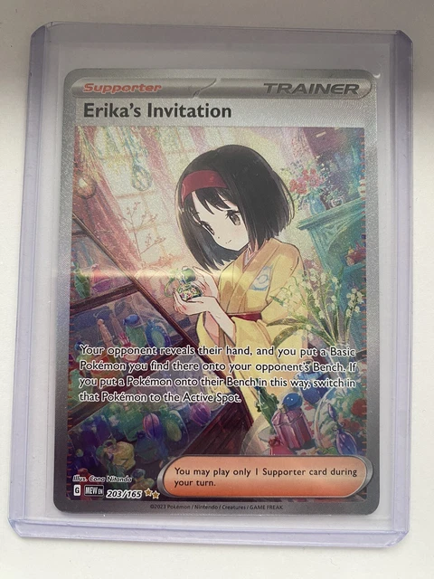 Pokmon TCG Erika´s Invitation Scarlet & Violet - 151 203/165 Holo