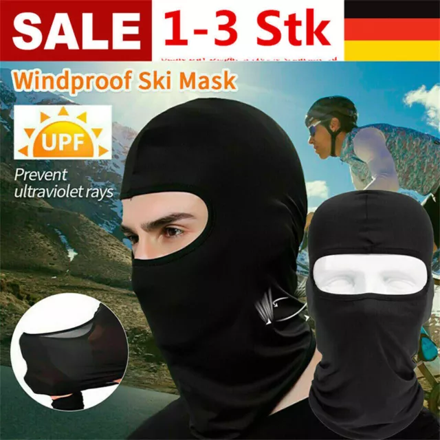 3X Sturmhaube Winter Balaclava Sturmmaske,Sturmhaube Motorrad Sturmhaube Fahrrad