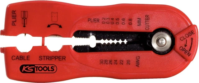 KS Pince Dénuder Dénudeur Automatique Câble fil Cosse tableau fusible coffret Li