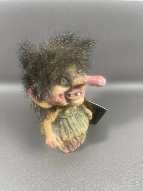 Portafortuna Troll Norvegese NYFORM Troll 115 - Fatto A Mano, Dipinto, Simbolo Di Buona Fortuna E Protezione - Foto 4