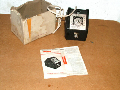 Amplificador de exposición lumímetro Corfield vintage, excelente estado, cuarto oscuro