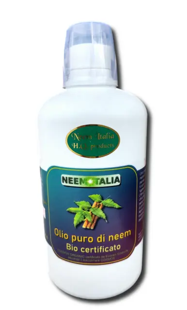 Olio di neem puro per la pelle certificato biologico